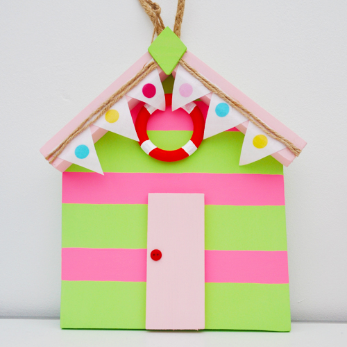 Icecream Light Pink Beach Hut on Luulla