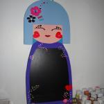 Small Kokeshi Doll Chalkboard
